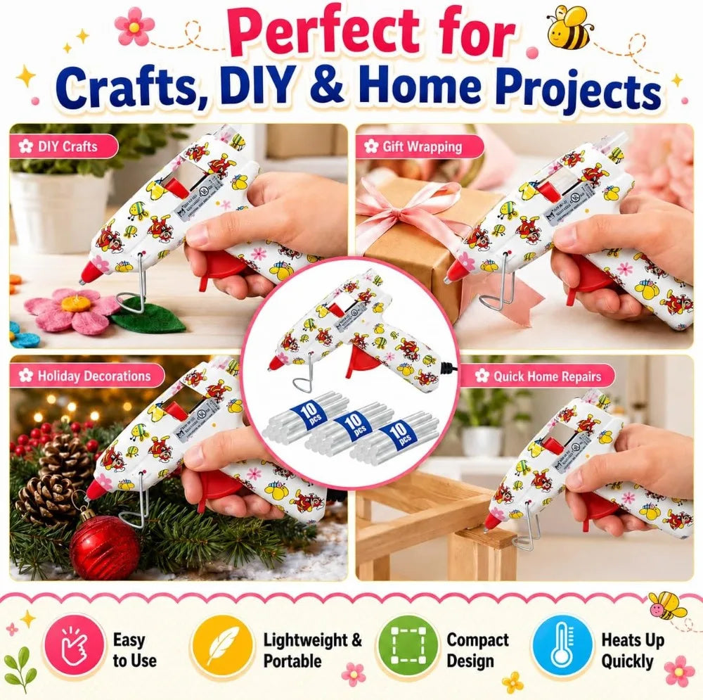 Mini Hot Glue Gun Kit