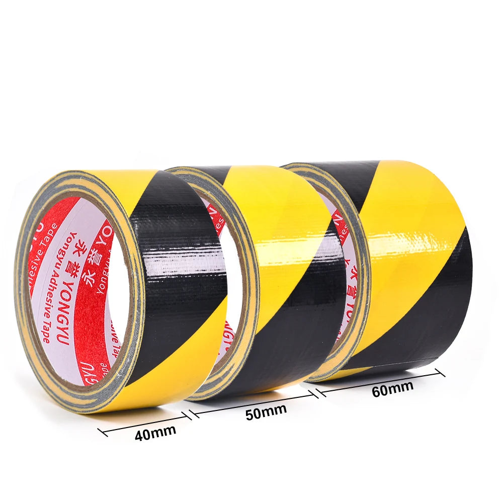 Black and Yellow Safety Tape
