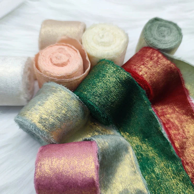 Wired Iridescent Craft Ribbon