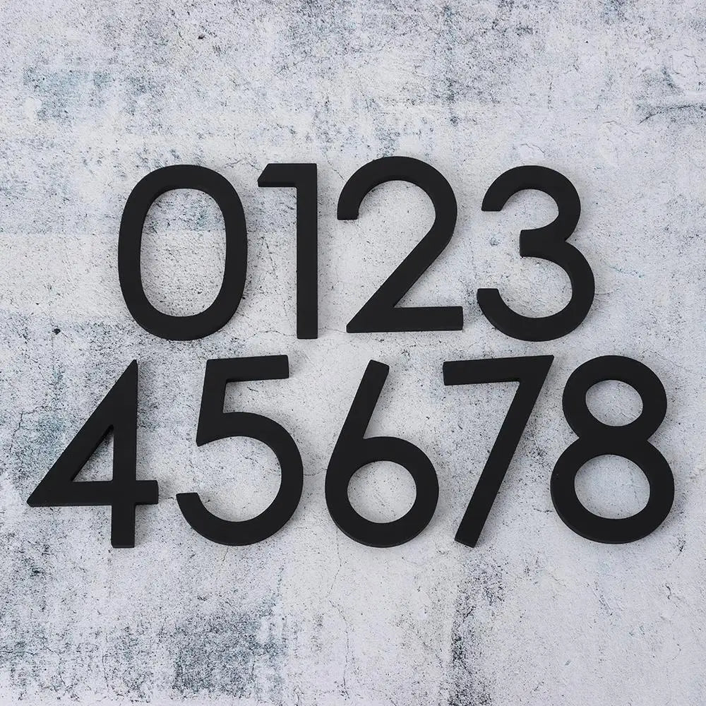 6" Floating House Number