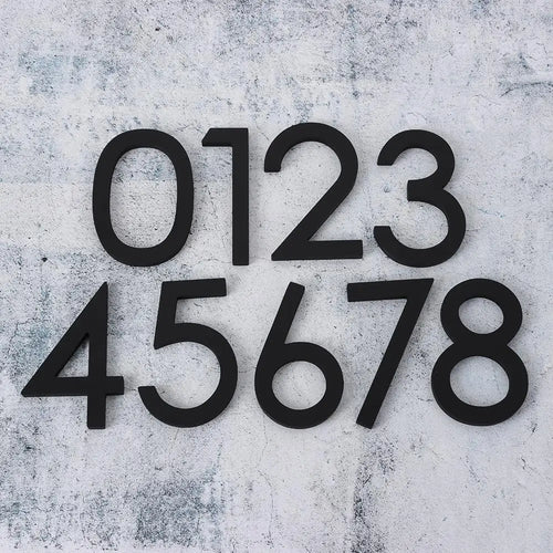 6" Floating House Number