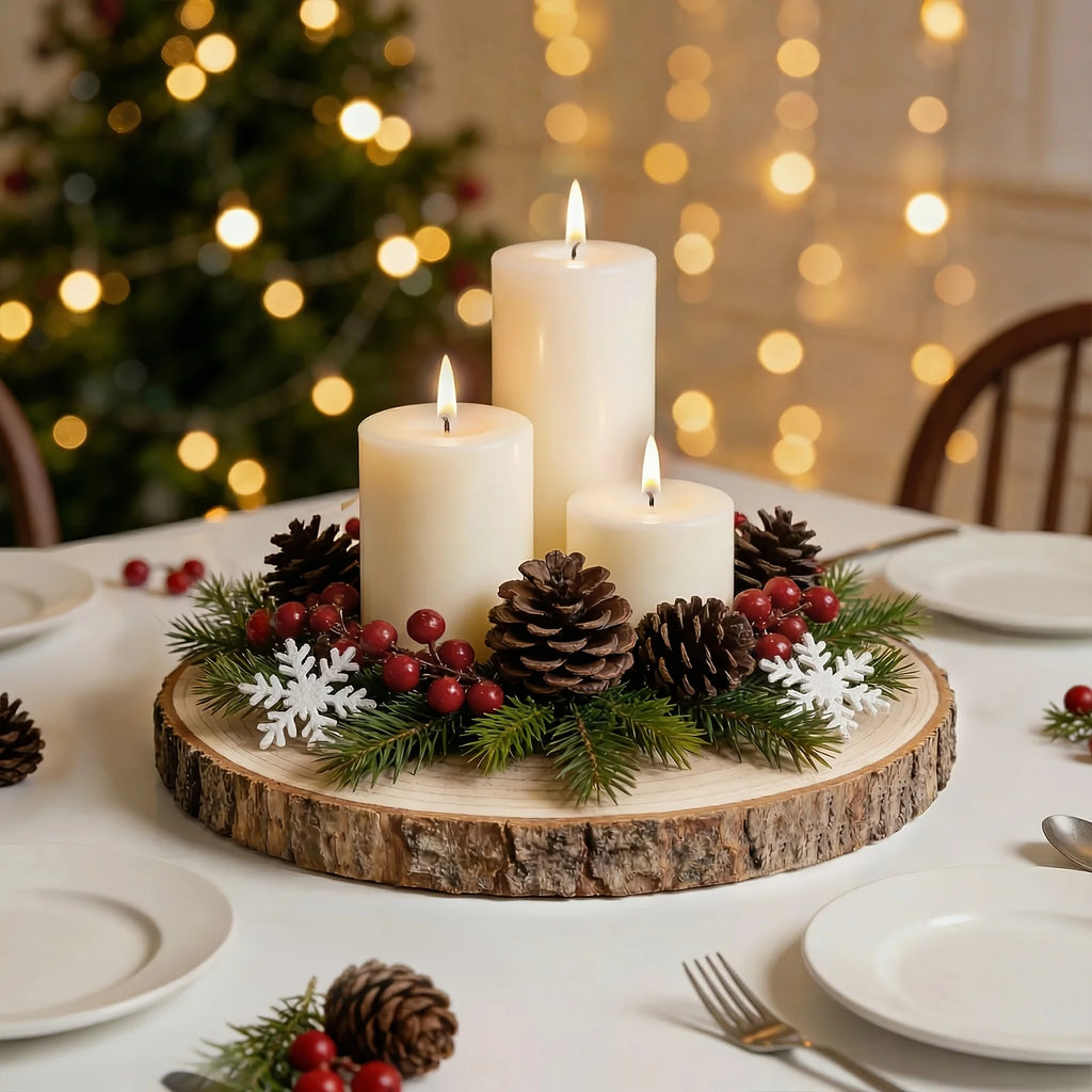 Wood Slices for Centerpieces Table Decorations