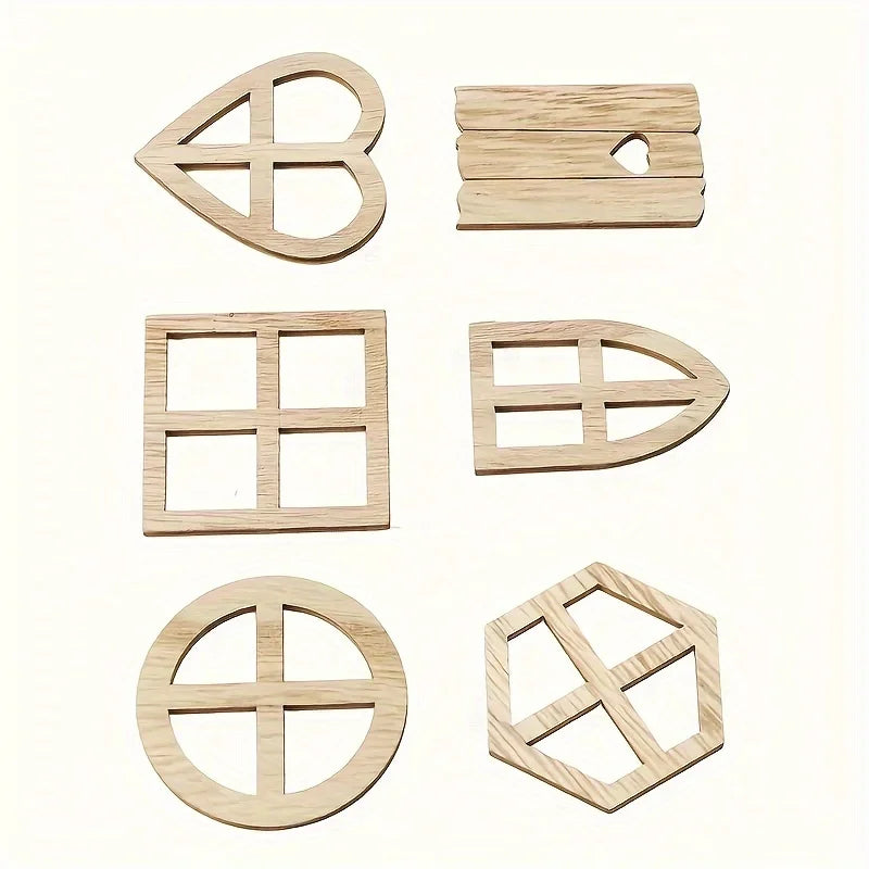 Wooden Fairy Windows