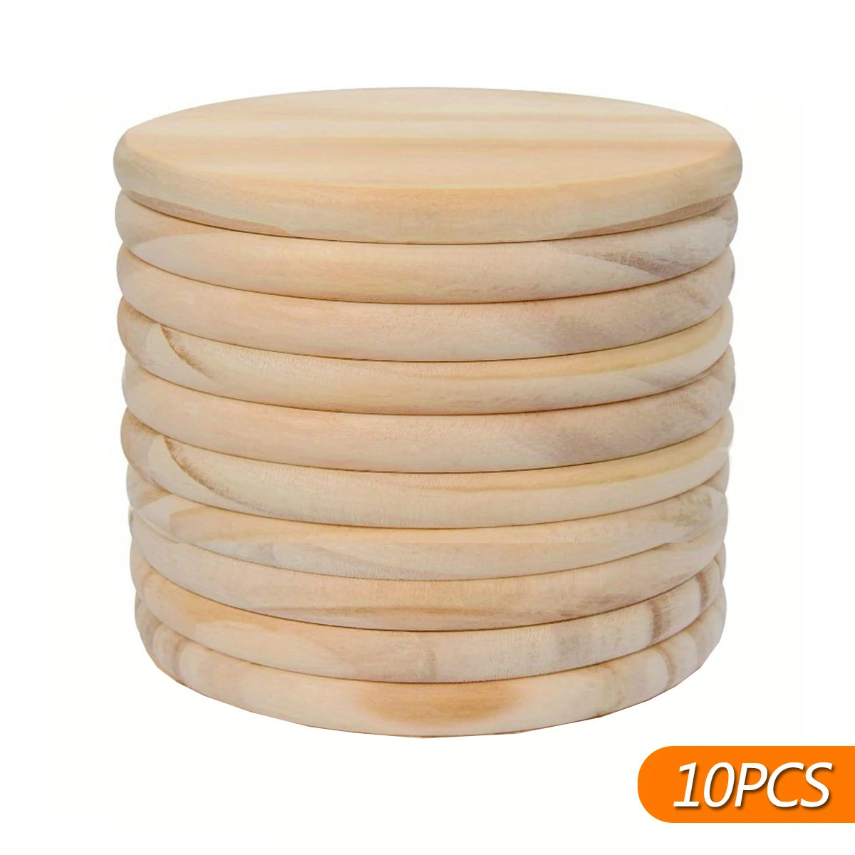 Log Pine Blank Coasters