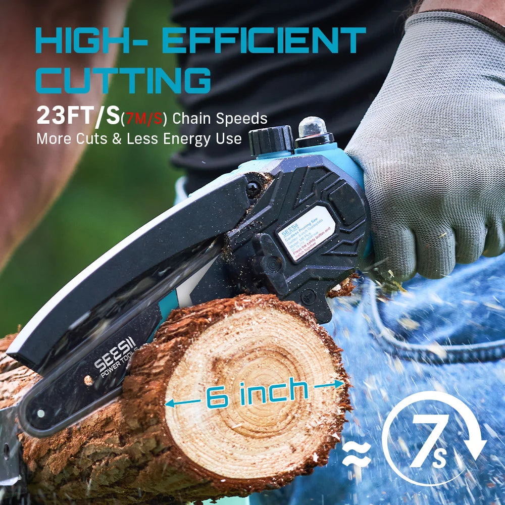 6''Cordless Mini Chainsaw
