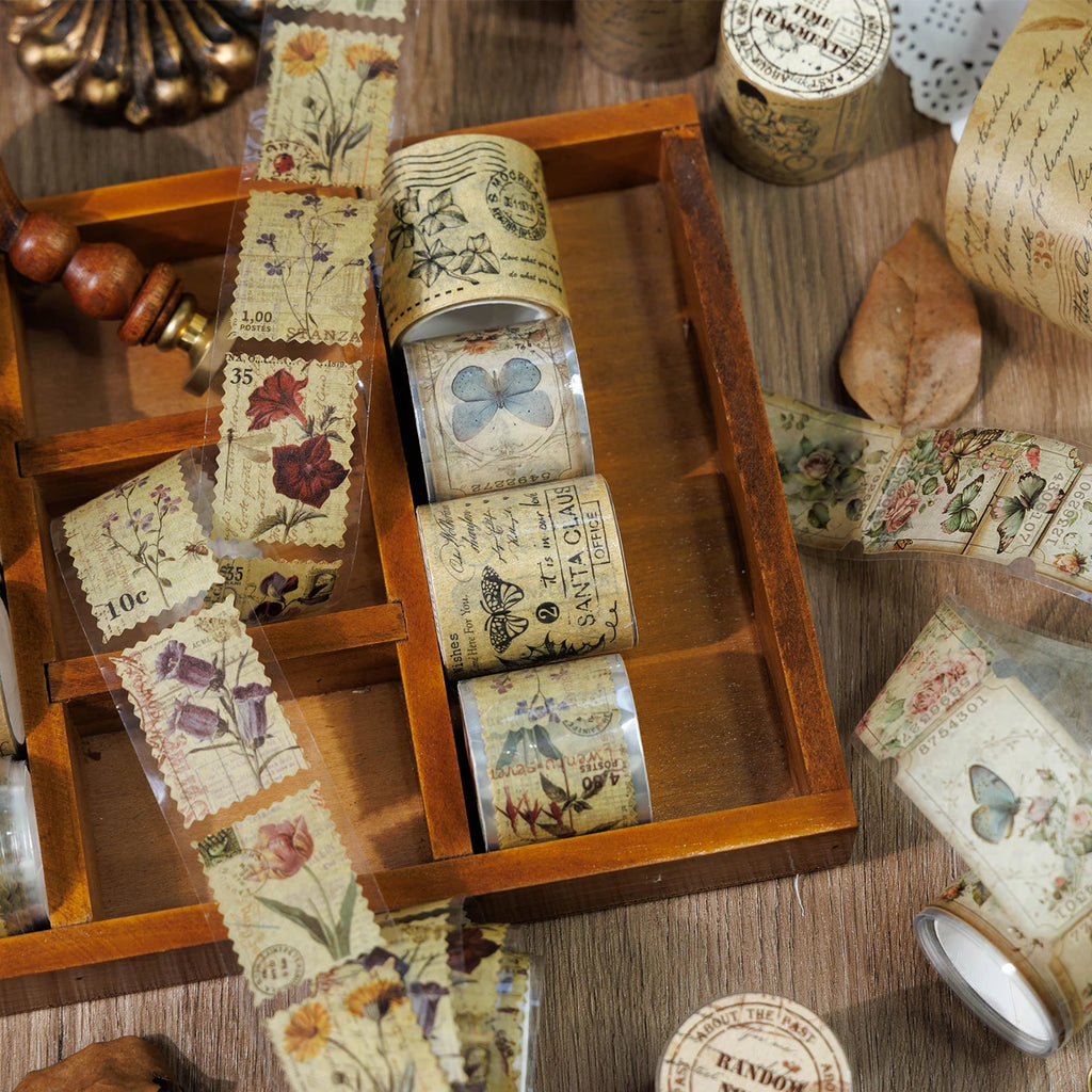 Vintage Washi Die-Cut Tape