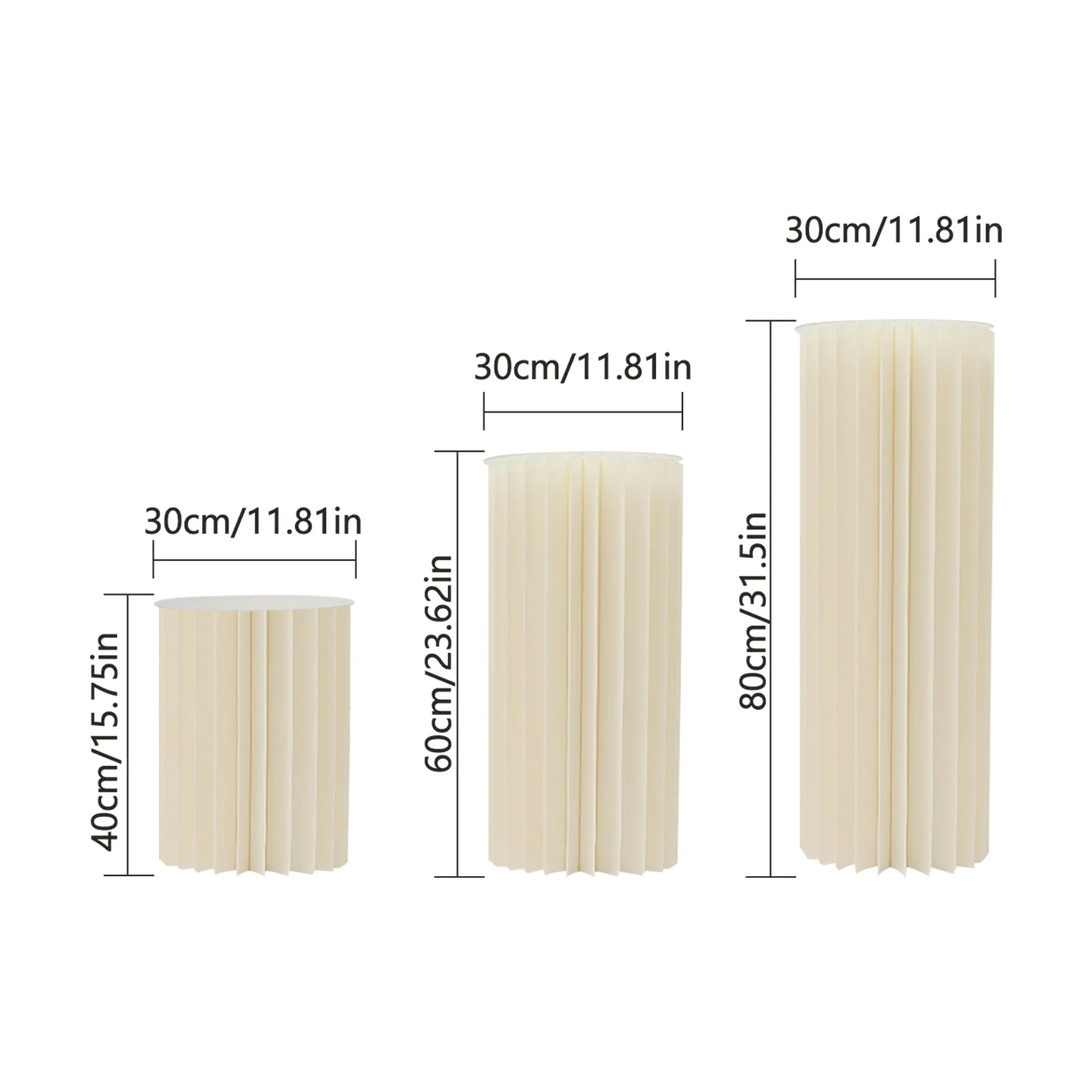 Foldable Cardboard Centerpiece Display