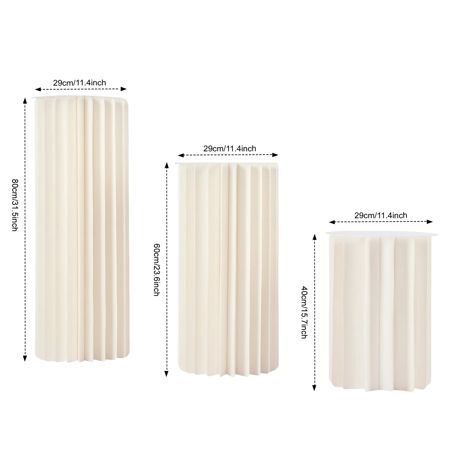 Foldable Cylinder Flower Stand