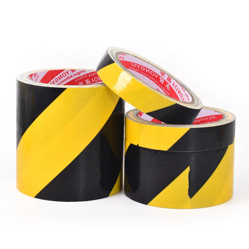 Black and Yellow Safety Tape