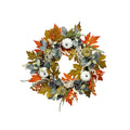 Fall Artificial Pumpkin Wreath