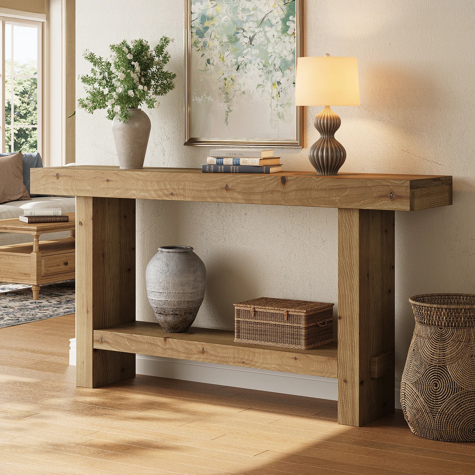 Solid Wood Console Table