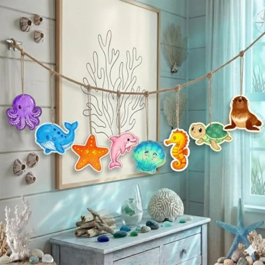 Ocean Ornament Wood Crafts