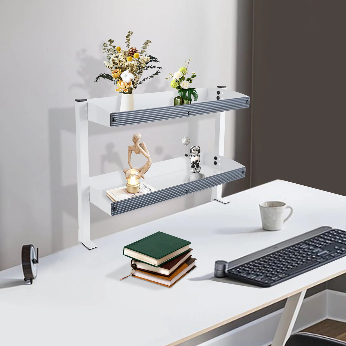 Clamp-on Desk Shelf