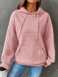 Waffle Knit Hoodie