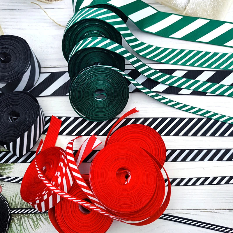 Diagonal Striped Ribbon