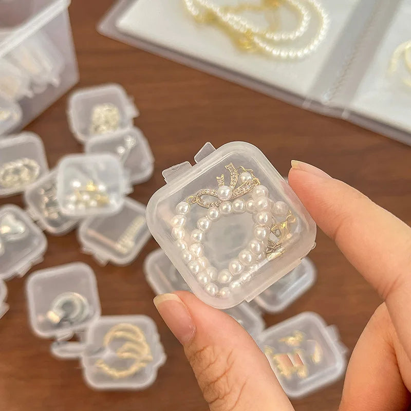 Mini Clear Plastic Storage Box Set