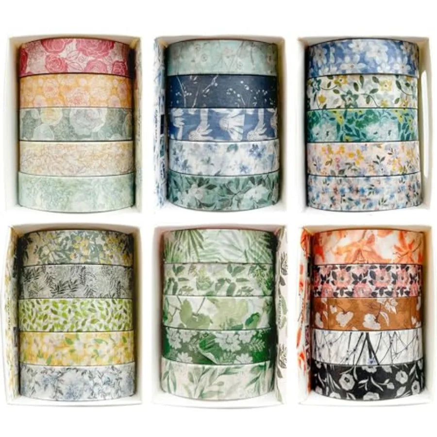 Flowers Washi Tape Set
