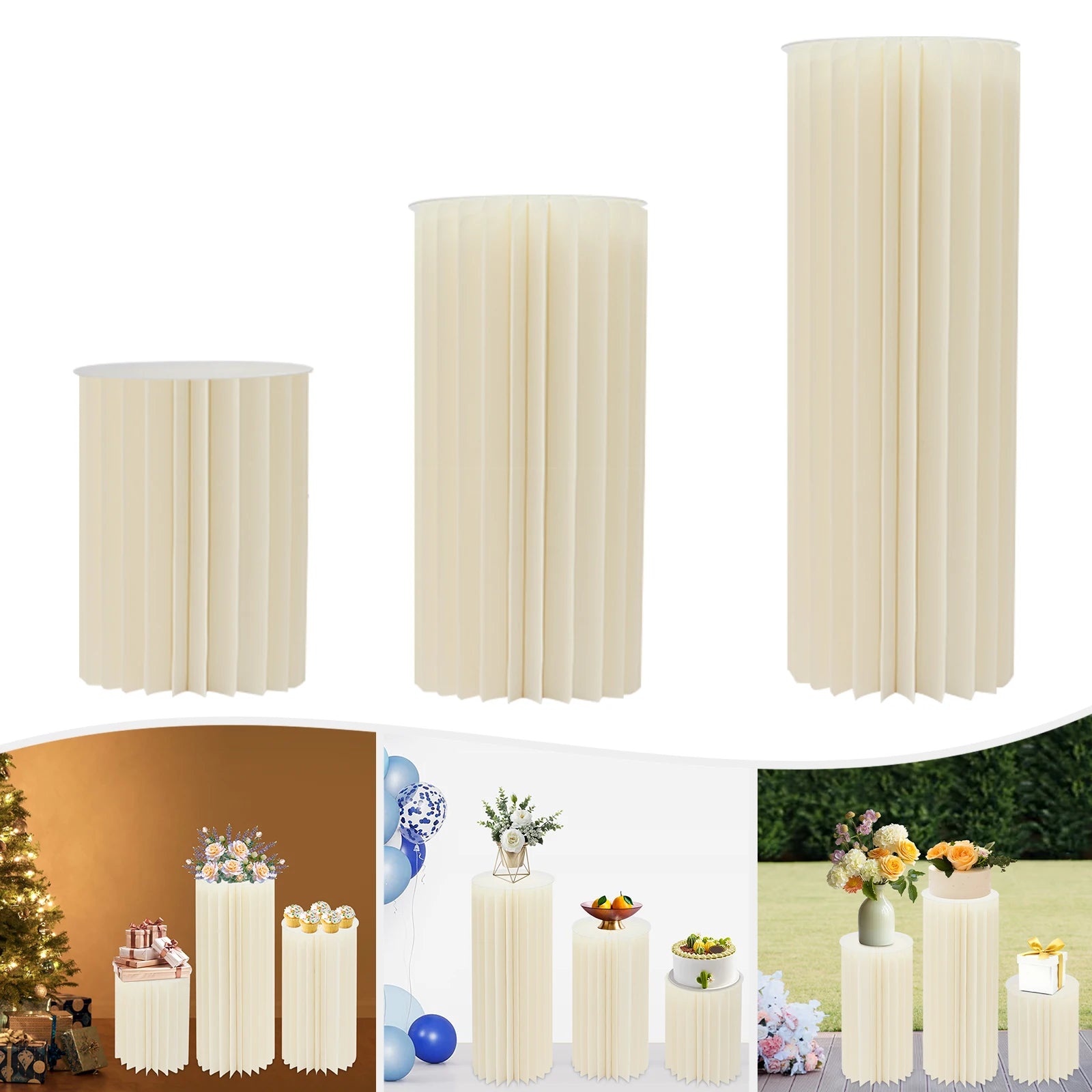 Foldable Cardboard Centerpiece Display