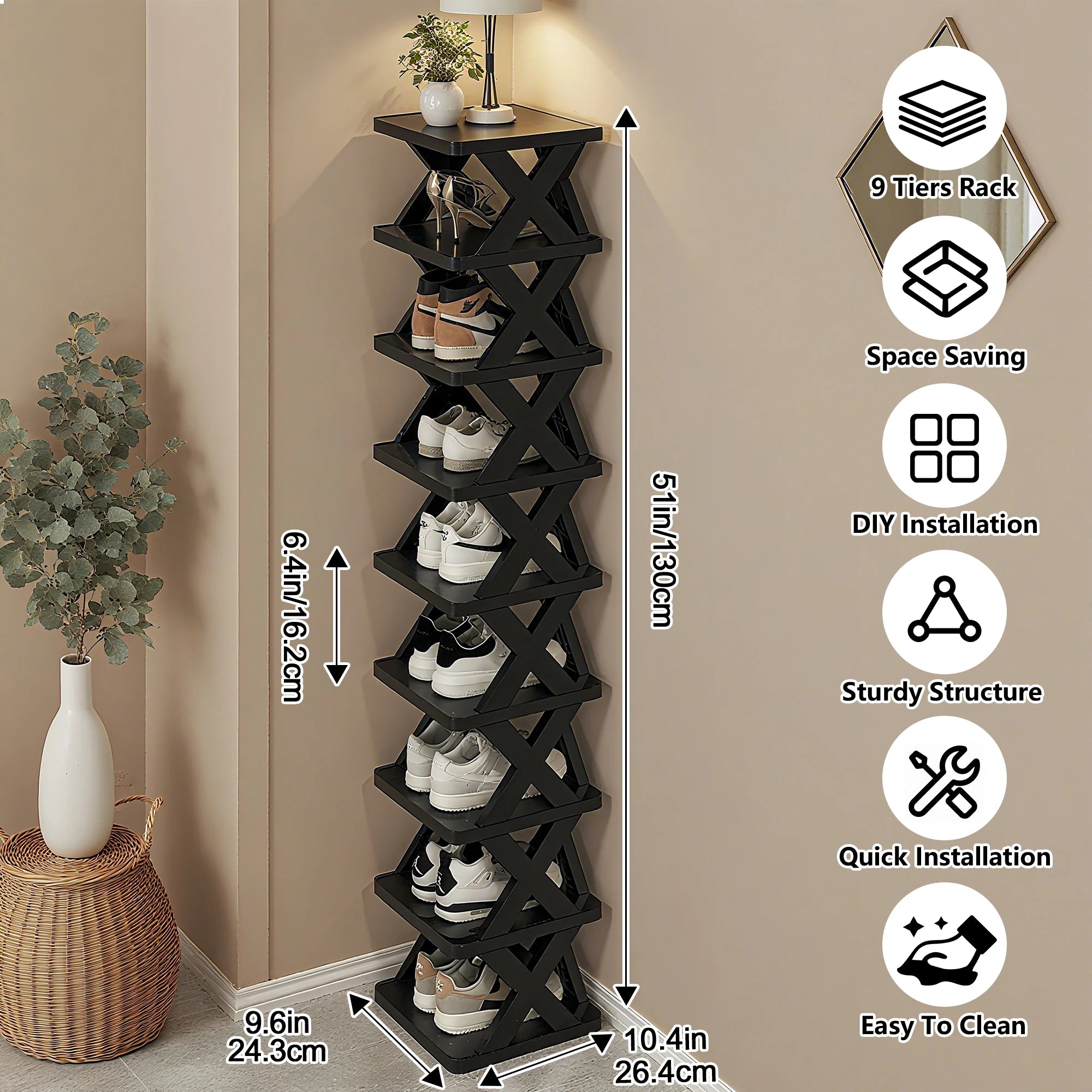 Shoe Rack Storage Organizer