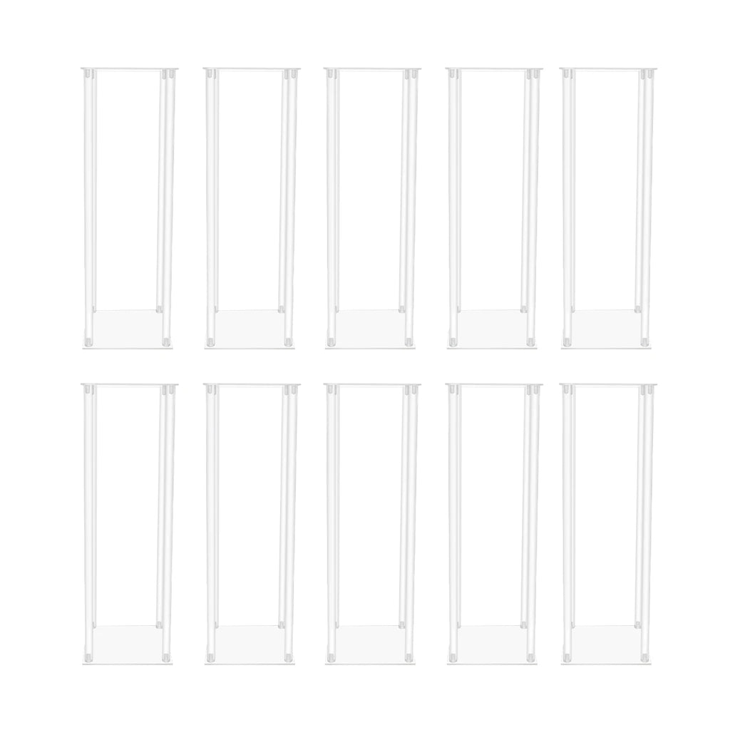 10Pcs Acrylic Vase Wedding Flower Stands