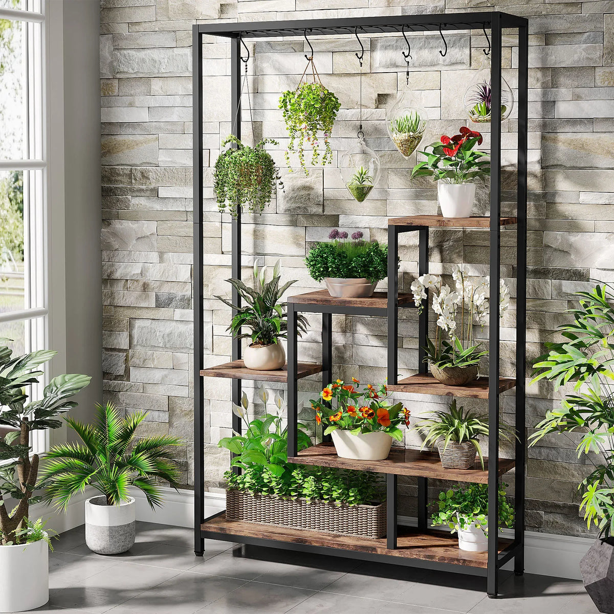 5 Tiers Tall Indoor Plant Stand