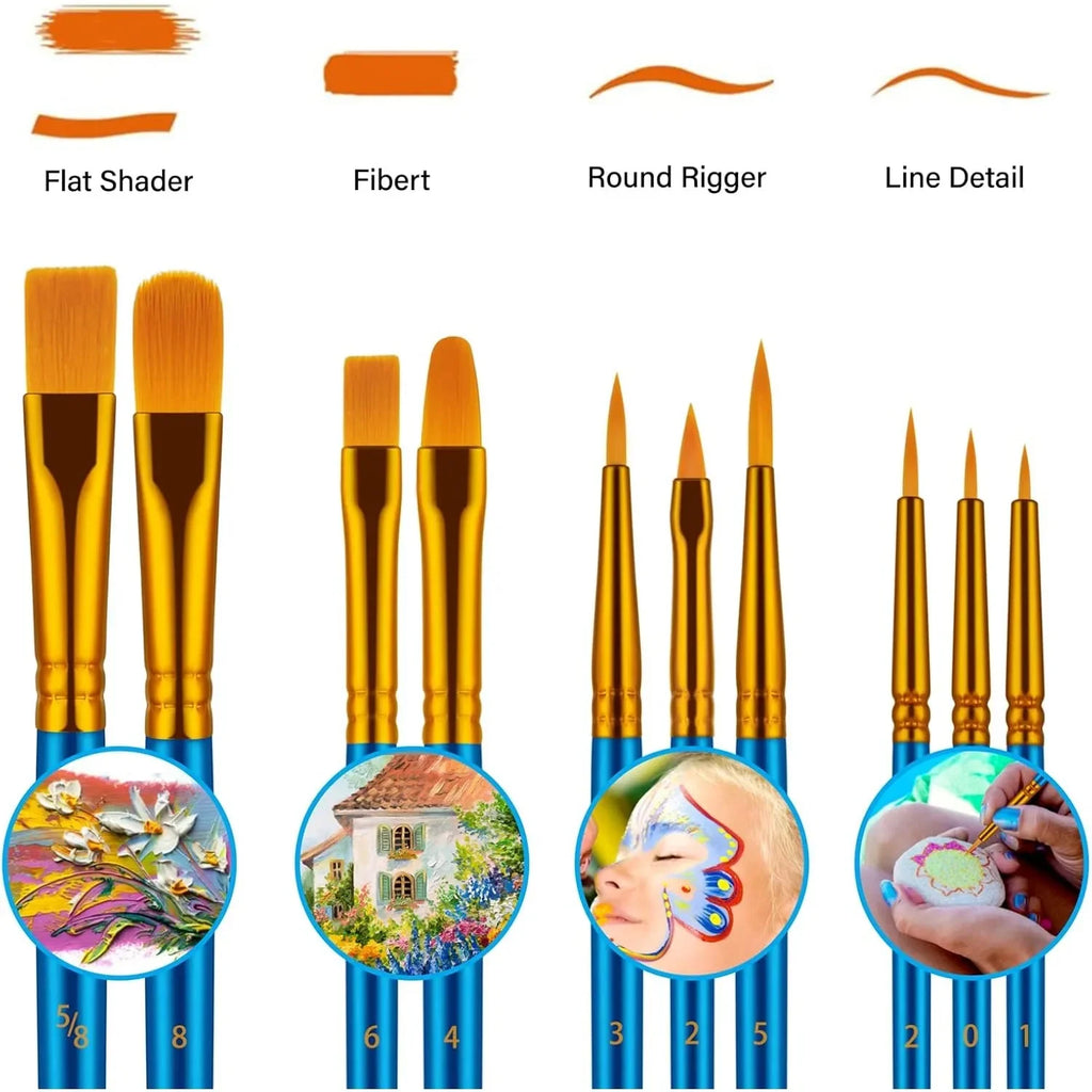Acrylic Paint Brushes