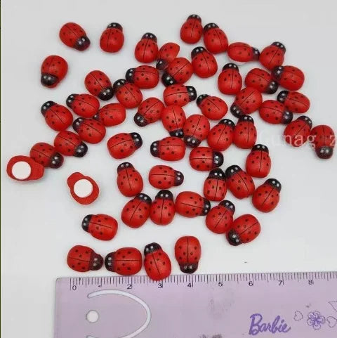 Tiny Wooden Ladybugs