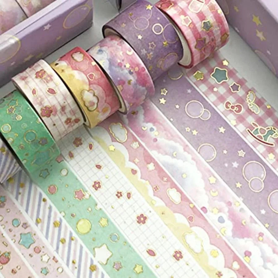 Gold Foil Washi Tape Set
