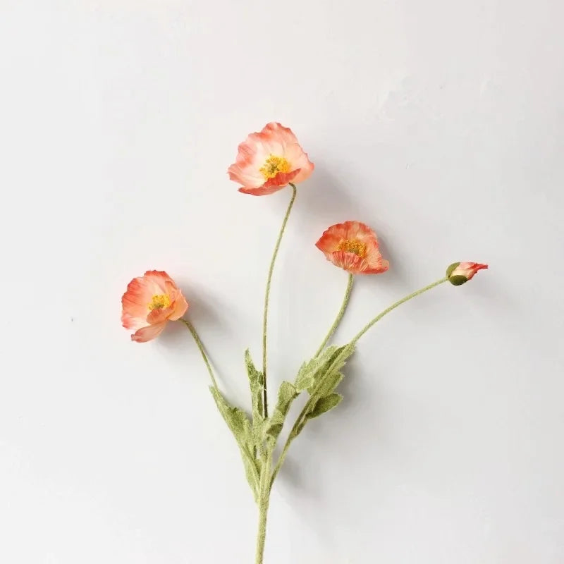 4 Head Artificial Poppy Bouquet









b