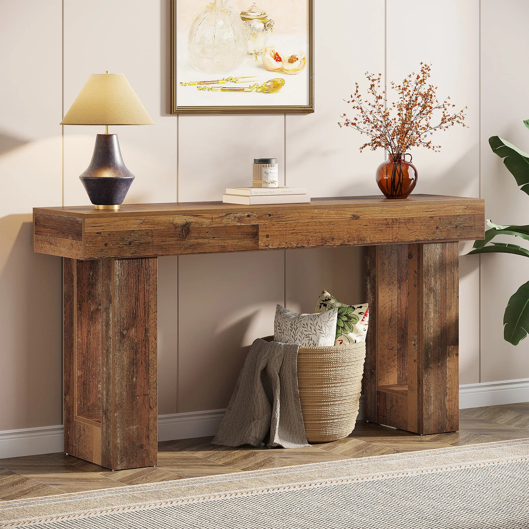 Tribesigns Farmhouse Console Table