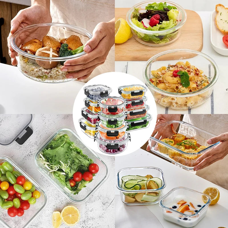 Glass Lunch Food Storage Containers