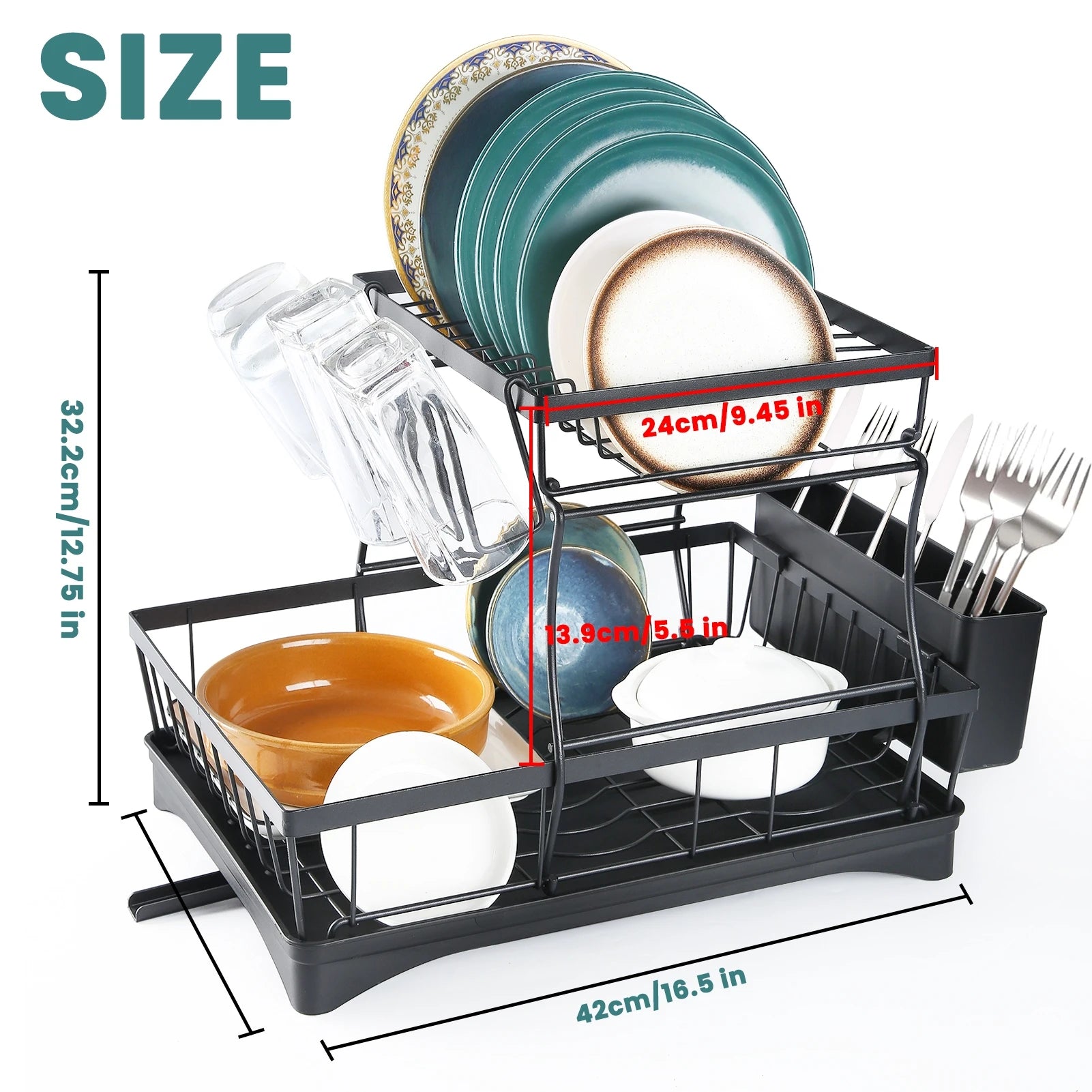 Dish drying rack