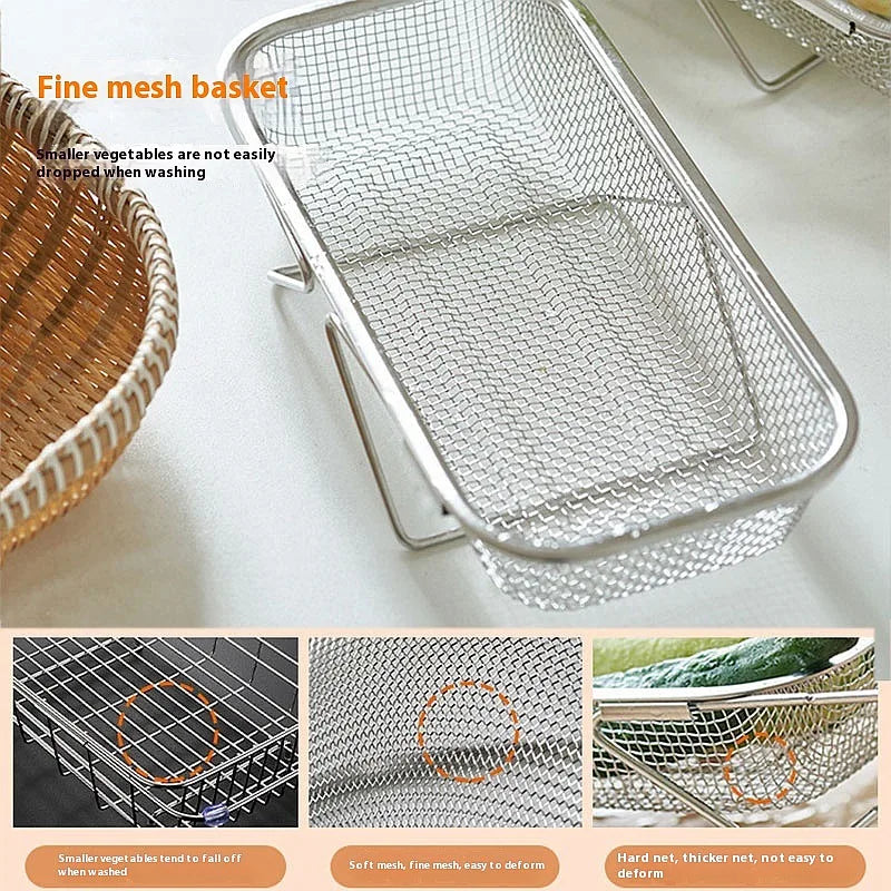 l Retractable Vegetable Washing Basket