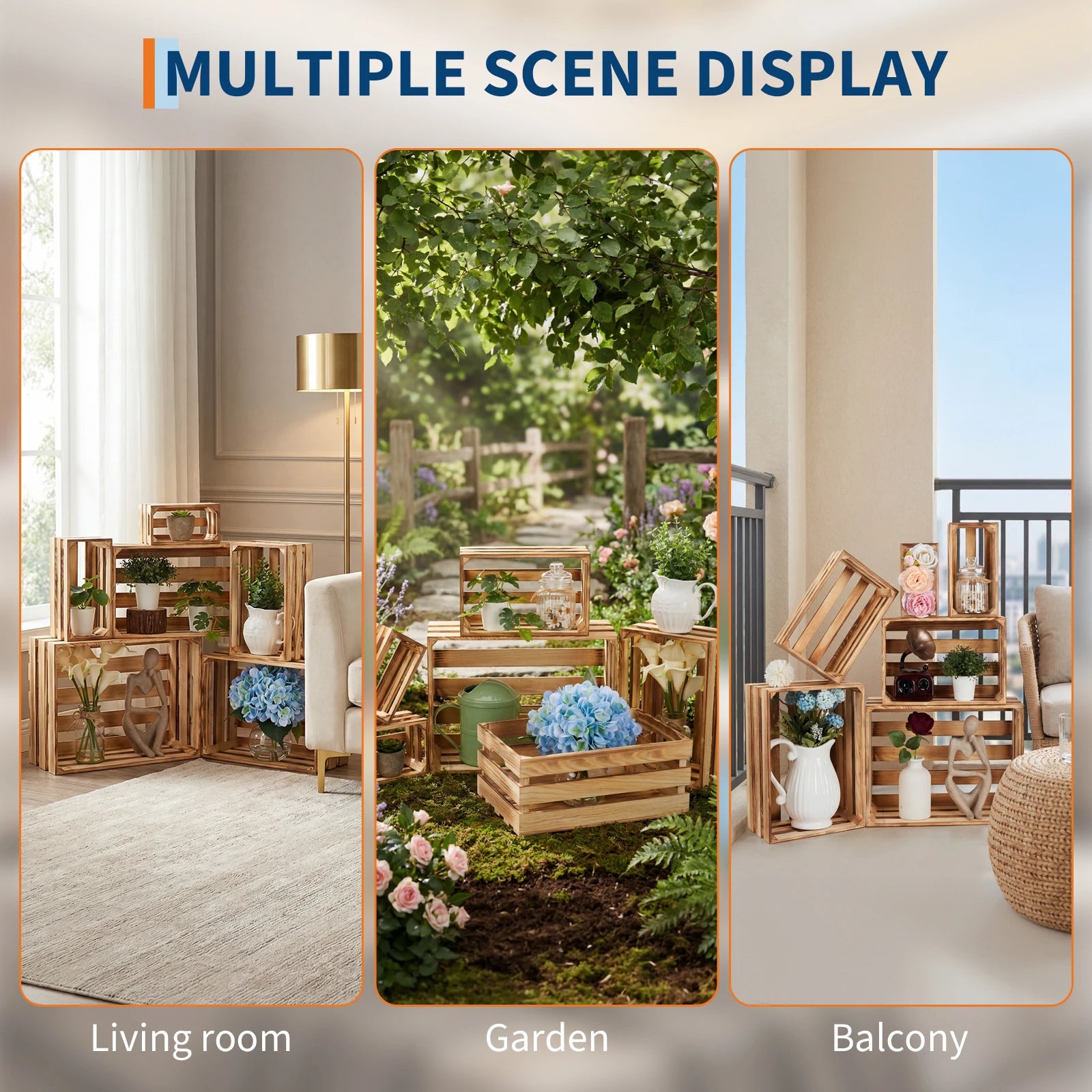 Wooden Storage Crates