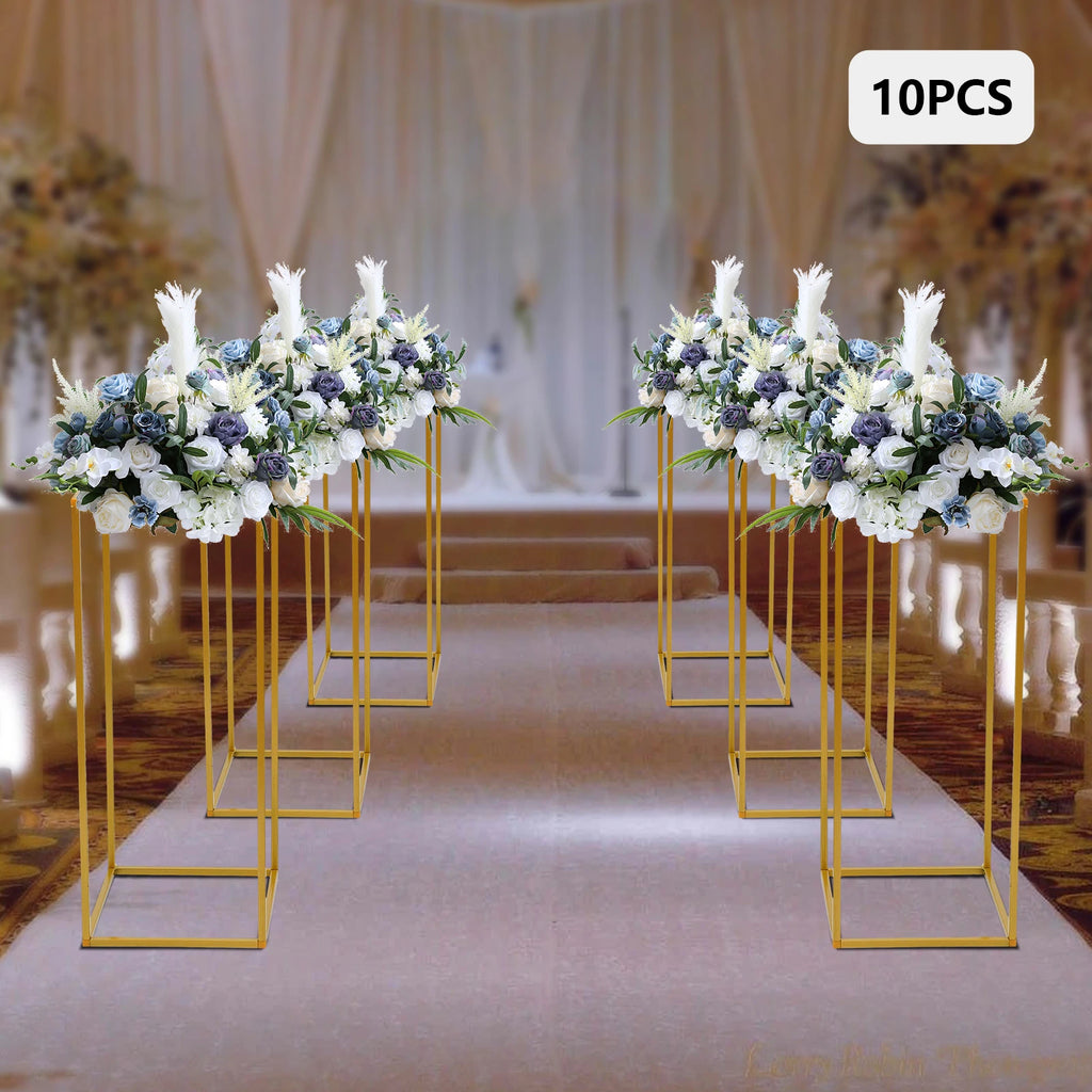 10Pcs Wedding Flower Stand Set