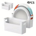 Space Saving Stackable Plastic Plate Organizer