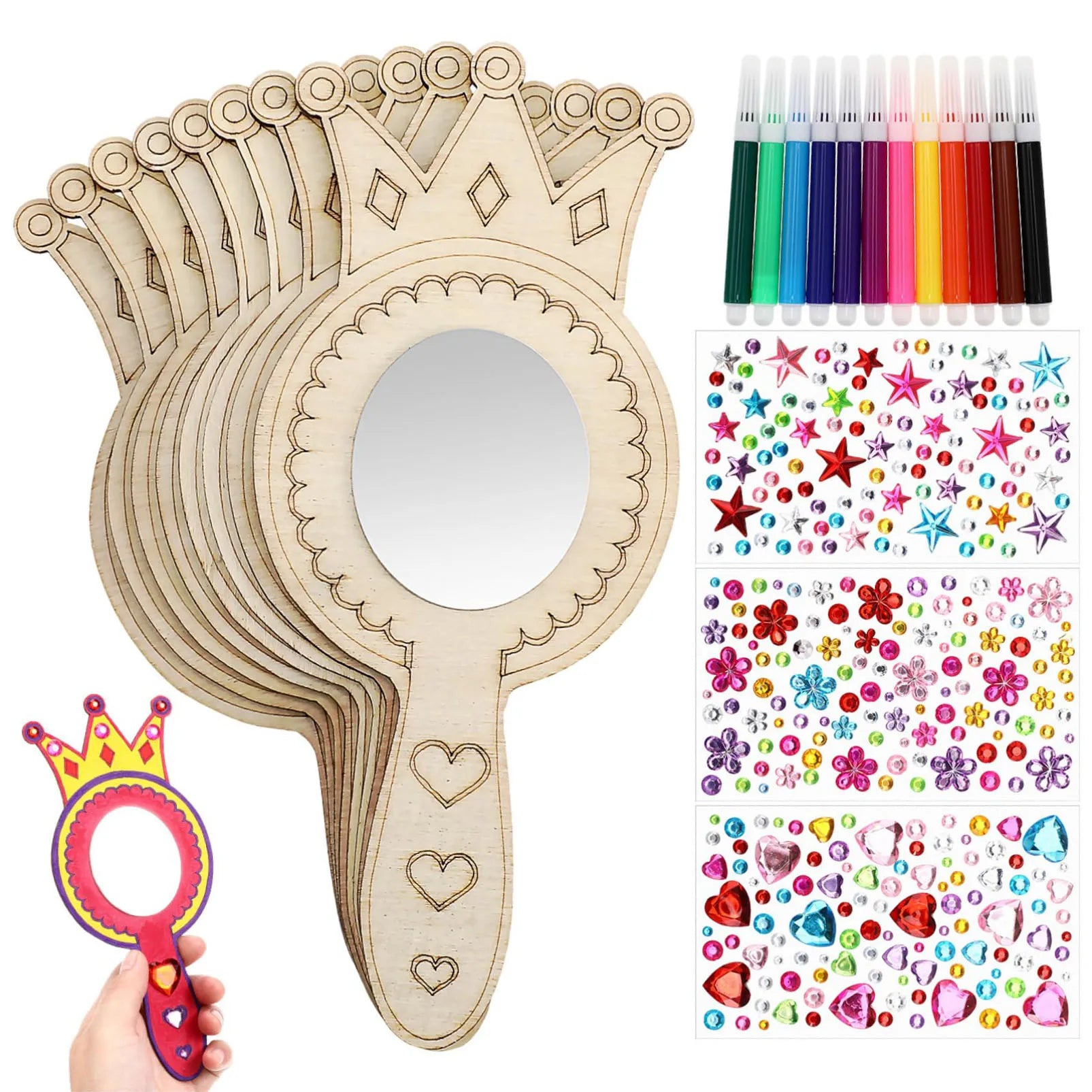Wooden Mirror Craft Kit
