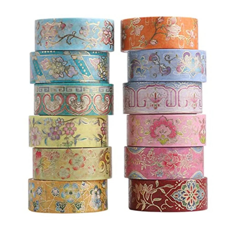 Gold Foil Washi Tape Set