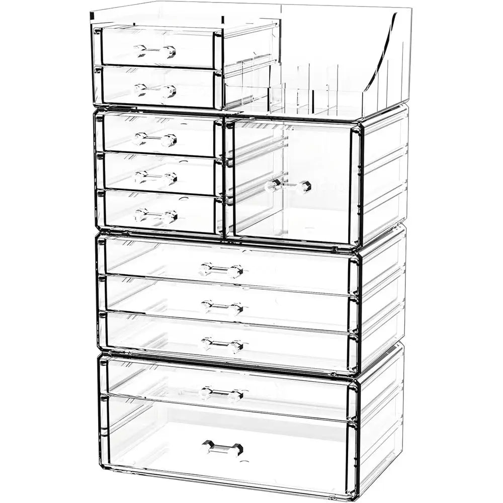 Acrylic Clear Stackable Makeup Organizer