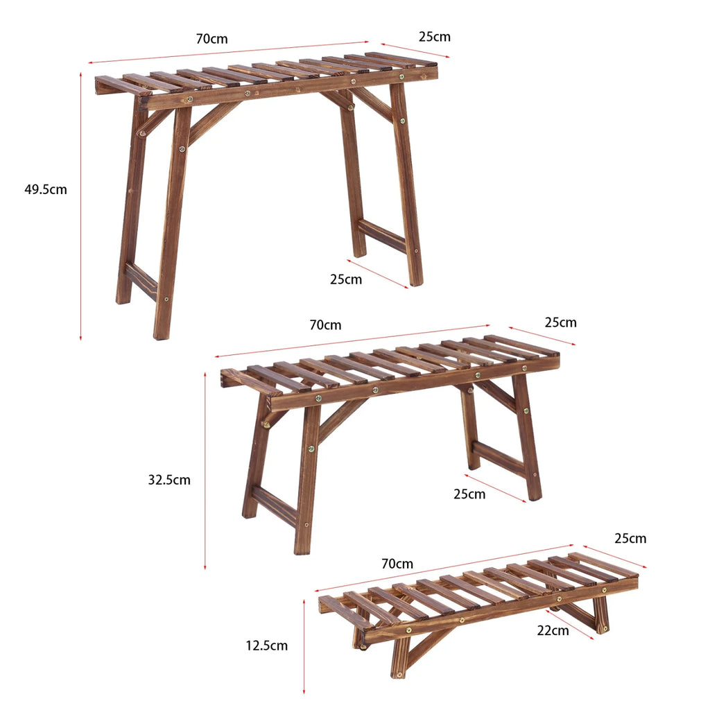 3 Tier Ladder Shelf Plant Stand
