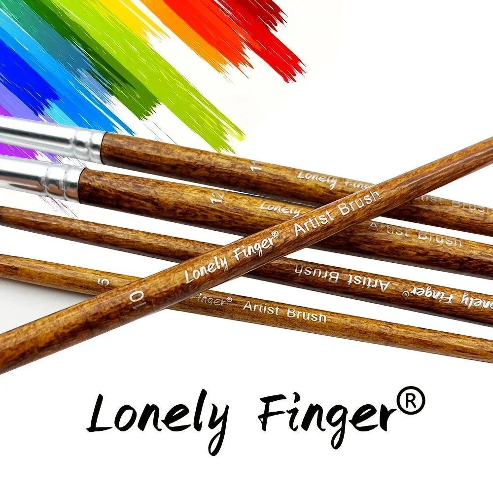 Nylon Paint Brush Set