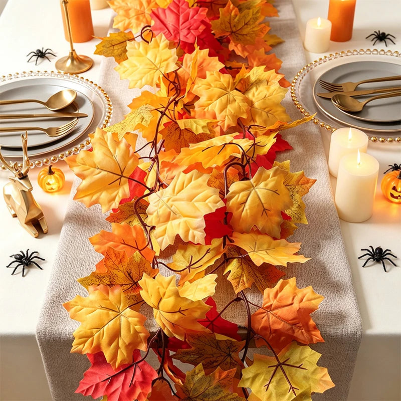 Fall Artificial Maple Leaves Vine