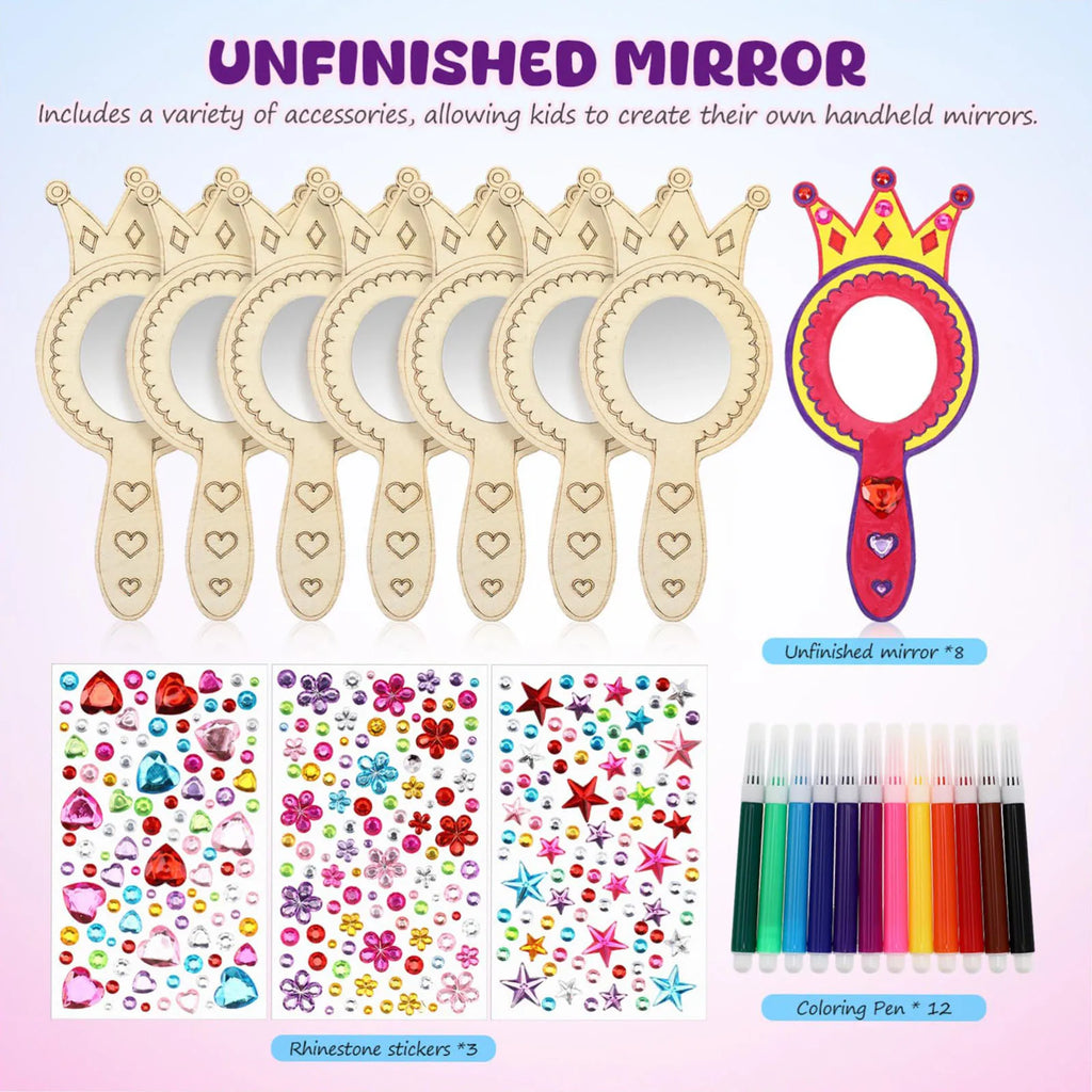Wooden Mirror Craft Kit