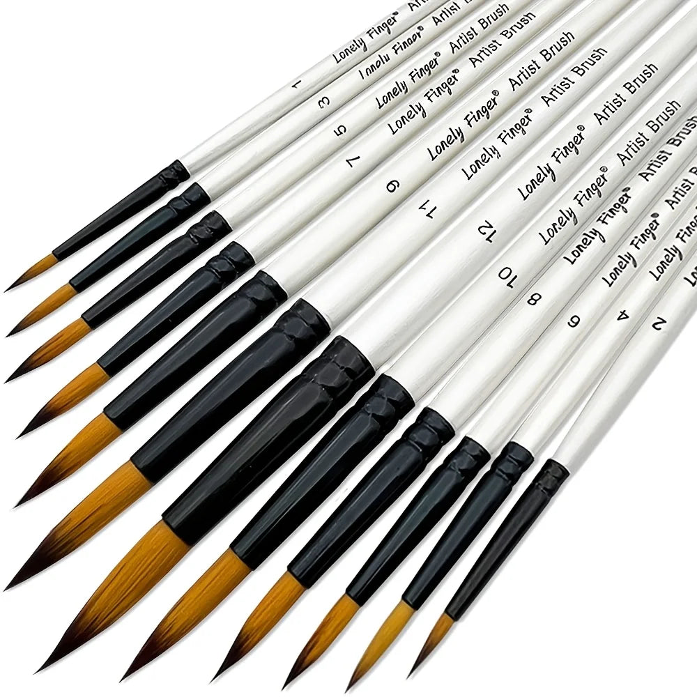 Nylon Paint Brush Set
