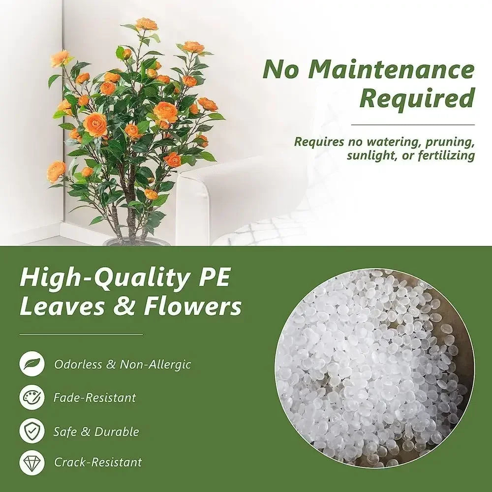 Artificial Camellia Trees
