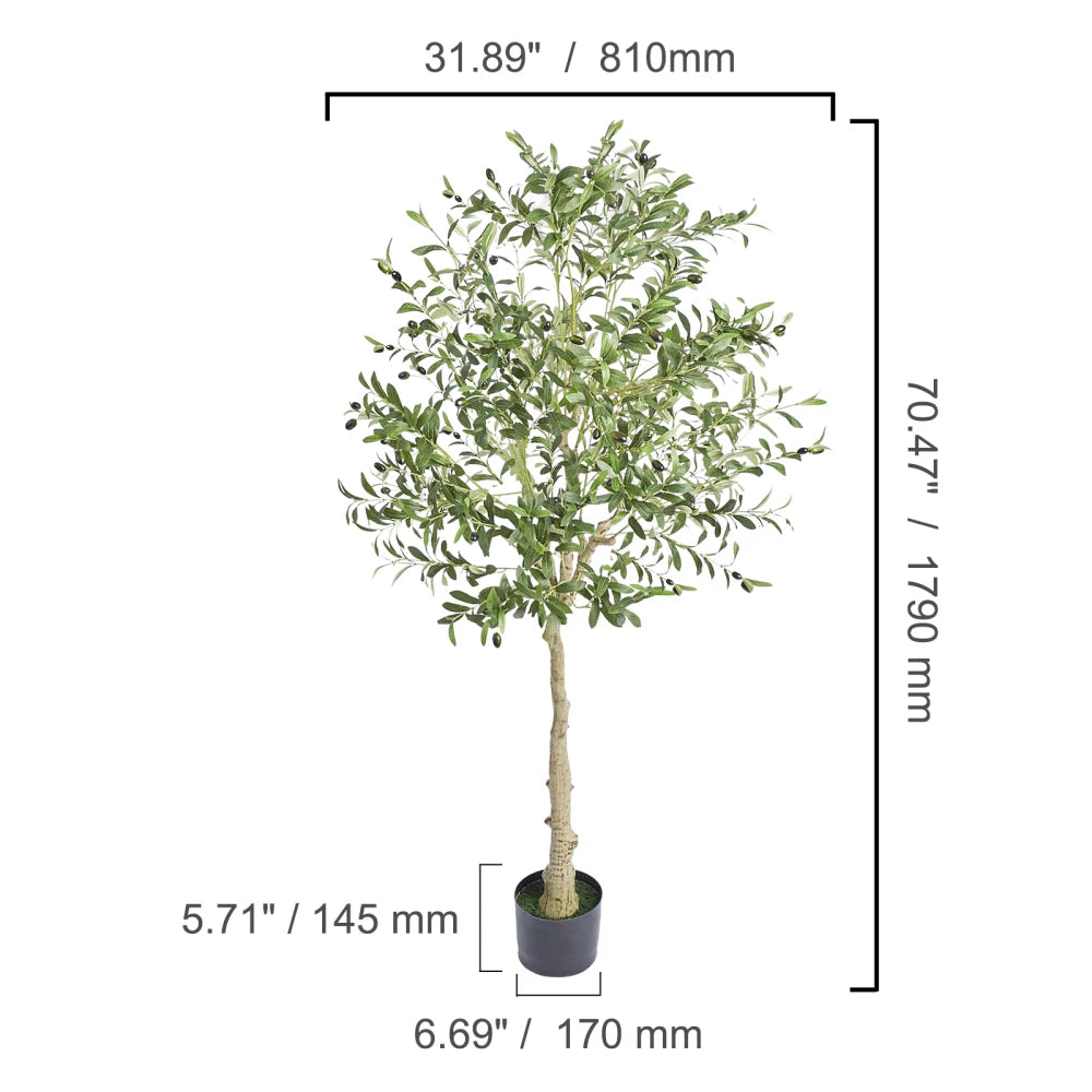 6 FT Artificial Olive Tree