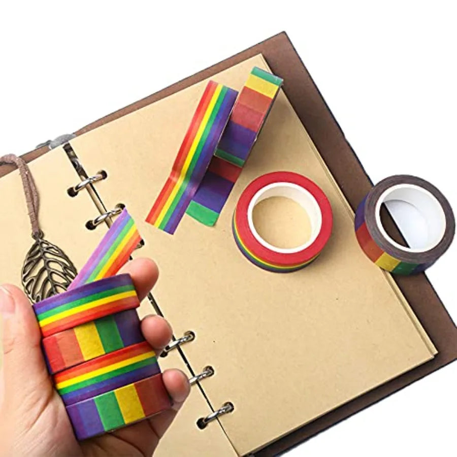 Rainbow Color Washi Tape