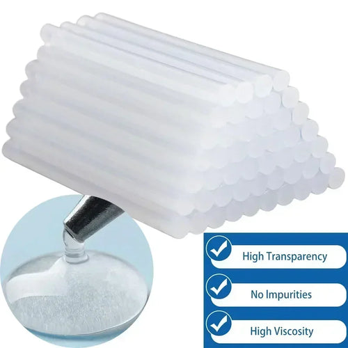 1/100pcs Strong Adhesive Transparent Hot Melt Glue Sticks for Electric Glue Gun DIY Craft Glue Stick Repair Kit Tools Wholesale