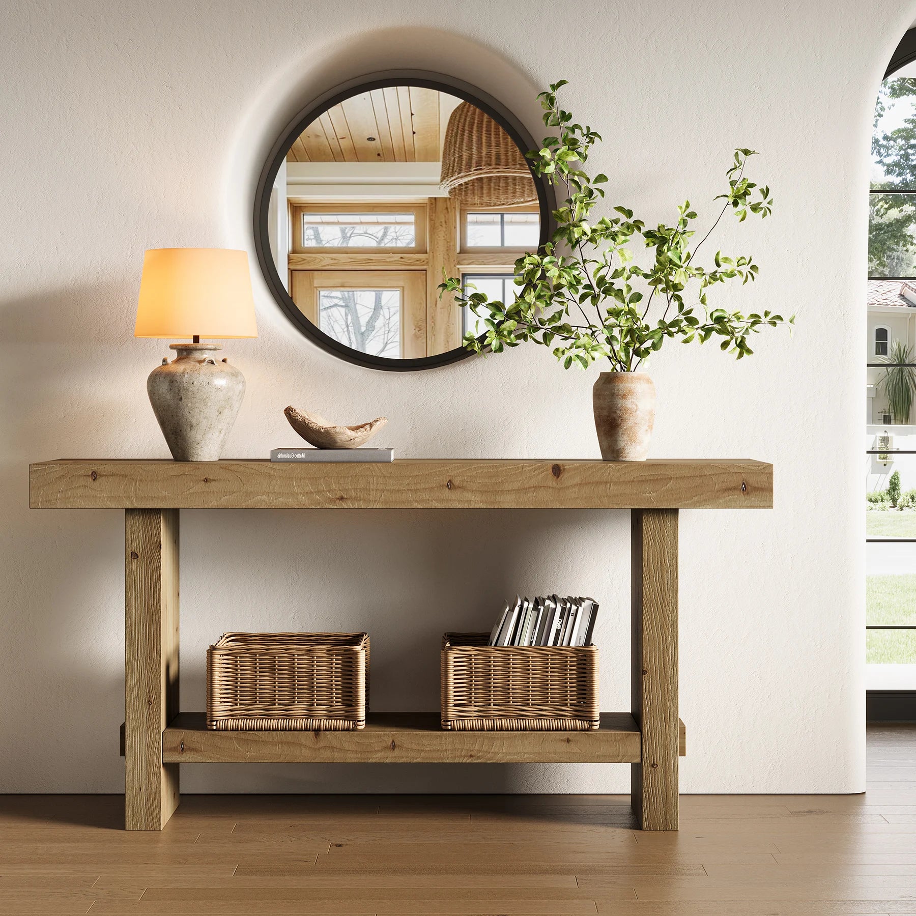 Solid Wood Console Table