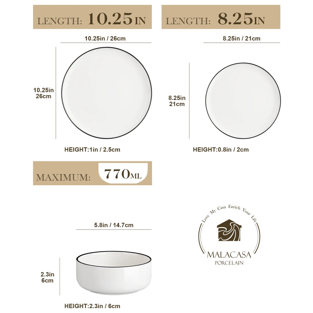 Porcelain Dinnerware Set